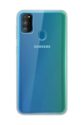 Samsung Galaxy M30s Kılıf Şeffaf Silikon Kapak JS-230