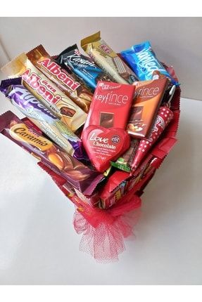 Hediyelik Kalp Şekilli Çikolata Aşkı Atıştırmalık Paketi Ckltlvexm