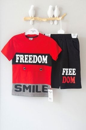 Erkek Çocuk Freedom 2'li Penye Takım Kırmızı M419.KIRMIZI