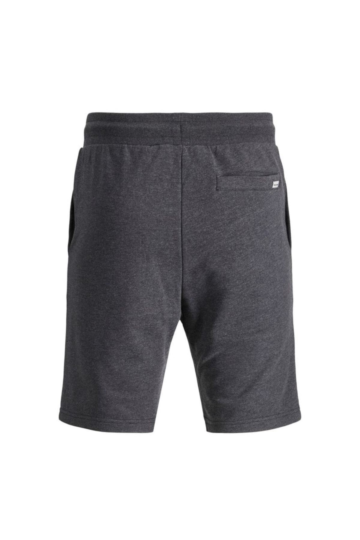 شلوارک مردانه راسته فاق نرمال | جک اند جونز Jack & Jones 12182595-Dark - تصویر 2