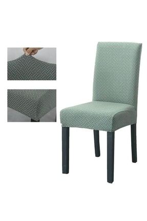 Likrali Kümaş Desenli Sandalye Örtüsü, Lastikli, Esnekli ,kaliteli Sandalye Kılıfı 1 Adet yenidesen01