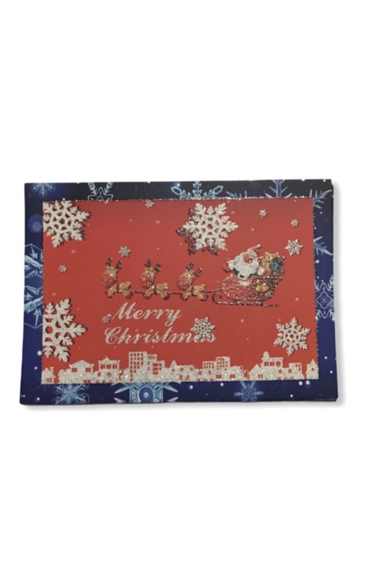 Doğuş İş Eğitimi Nostaji Simli Yeni Yıl Kartpostalı 16x 12 Ebat