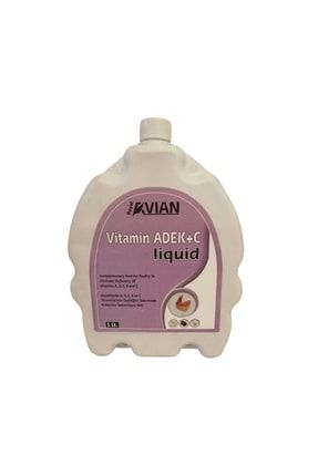 Vitamin Adek+c 1lt. Kanatlı Hayvanlar Için Vitamin Ve Mineral Destekleyici Yem 610021