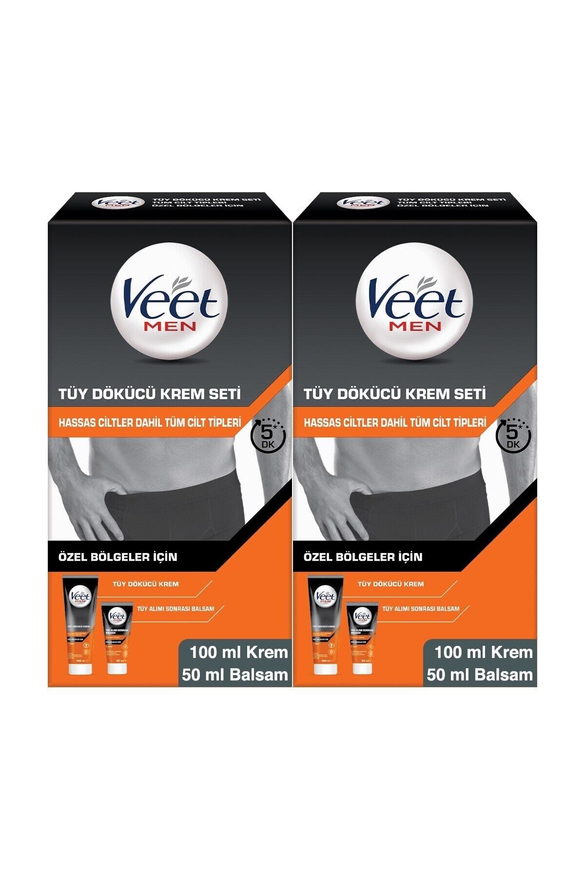Veet Men Tüy Dökücü Krem Seti 100 Ml + 50 Ml 2 Adet