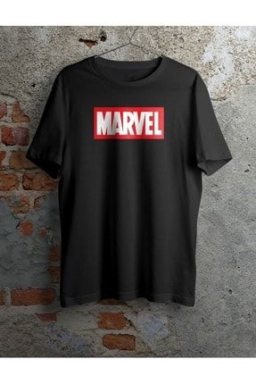 Giyim Marvel Yazılı Oversize Unısex Tshirt ELF05