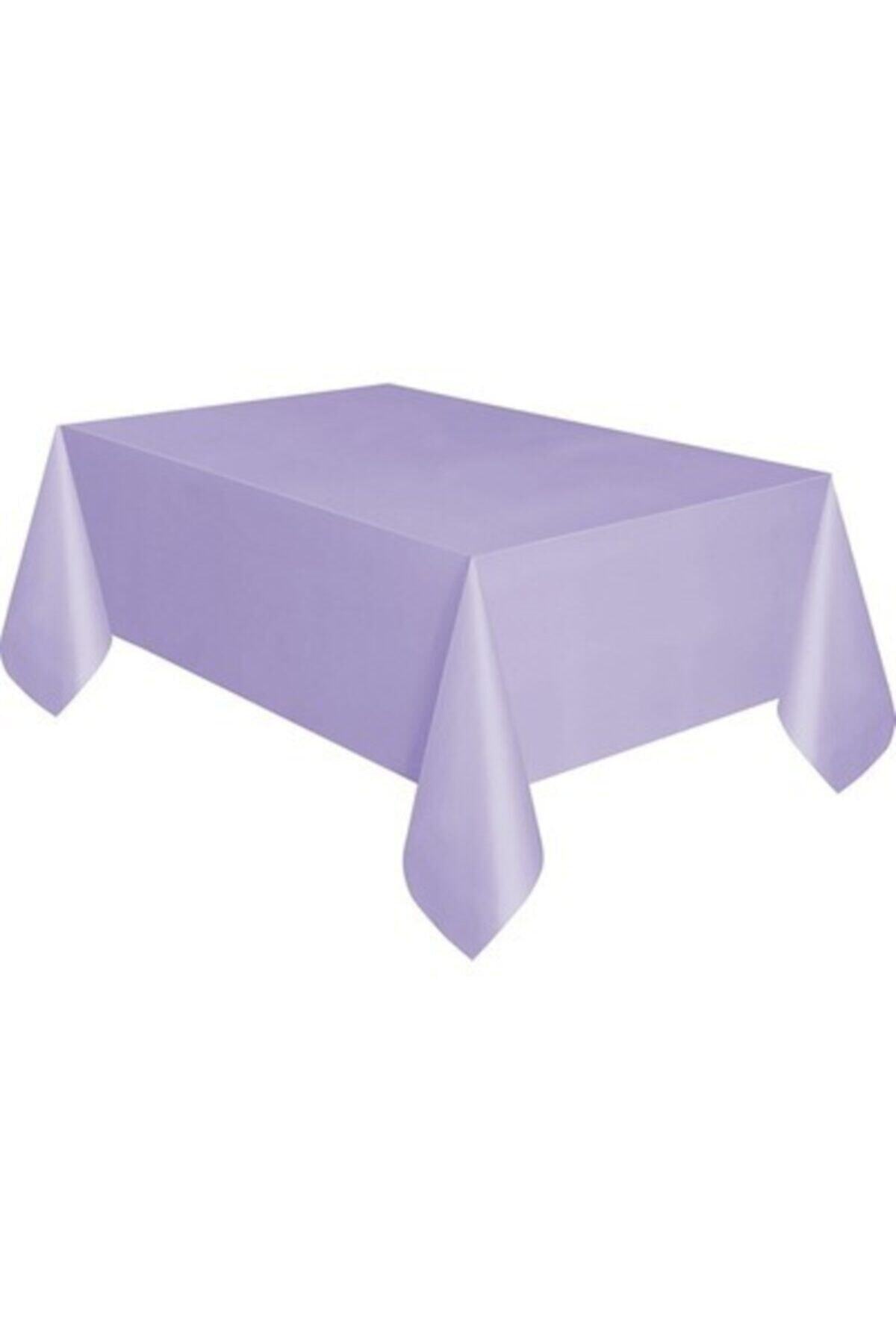 Huzur Party Store Lila Renk Kullan At 120x180 Cm Doğum Günü Partisi Için Açık Mor Rengi Düz Plastik Masa Örtüsü