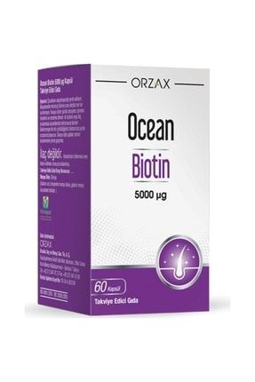 Ocean Biotin 5000 Mcg 60 Kapsül 8697595872765