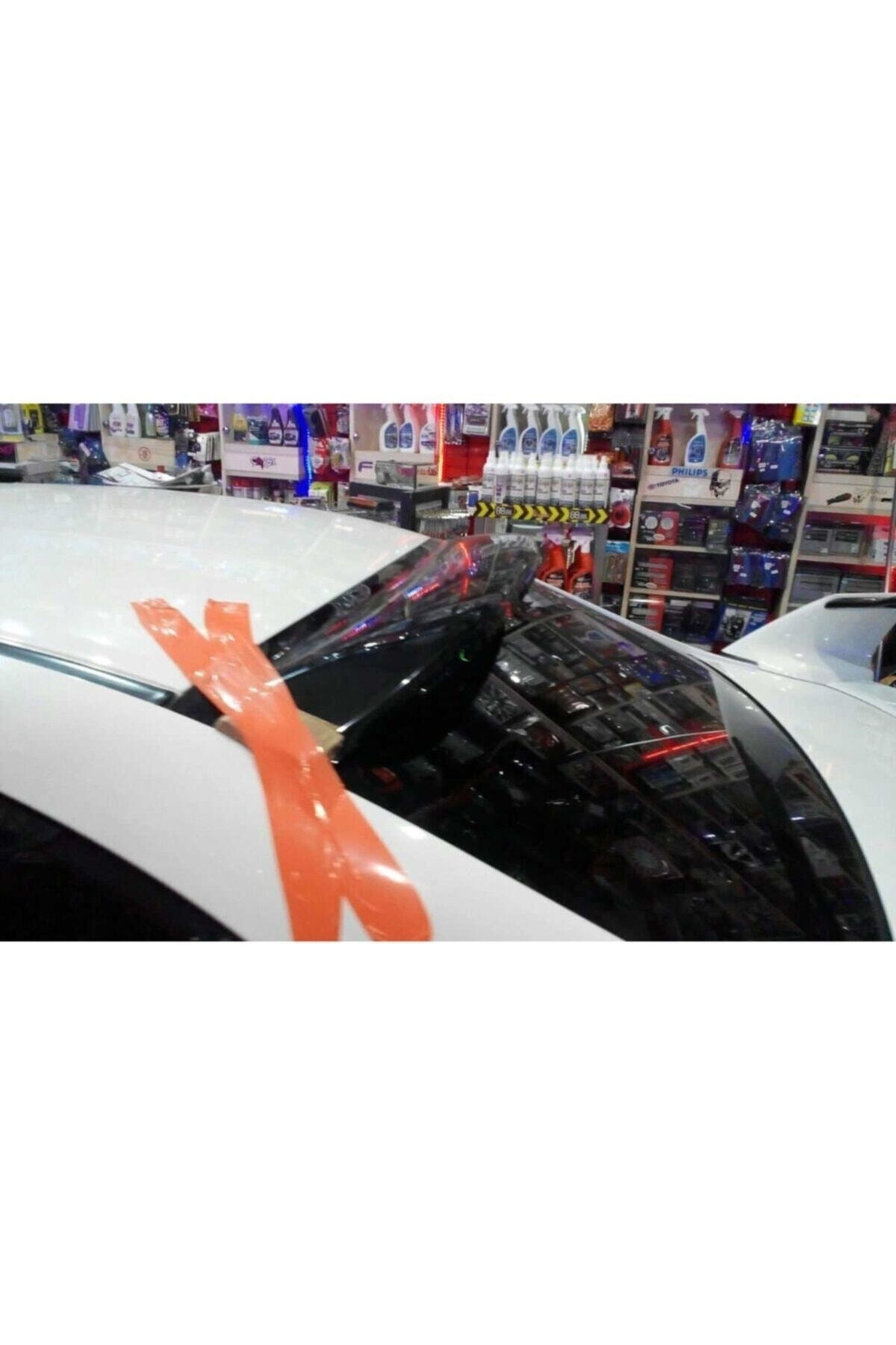 Civic Fb7 2012-2016 uyumlu Parlak Siyah plastik Cam Üstü Spoiler