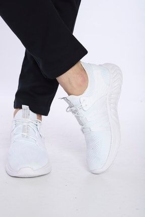 Erkek Spor Full Ortopedik Hafif Beyaz Yazlık Sneaker Ayakkabı CC-AY0007