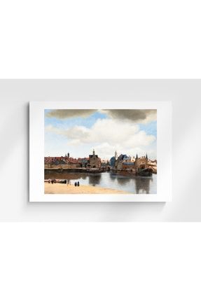 Johannes Vermeer : View Of Delft - Tablo Ölçülerinde Ve Yüksek Çözünürlükte - Çerçevesiz Poster TYC00457417141