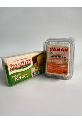 Yaman Tam Yağlı Keçi Peyniri (600-650 Gr) & Özgüllü Taze Kaşar Peyniri (1 Kg) G1007