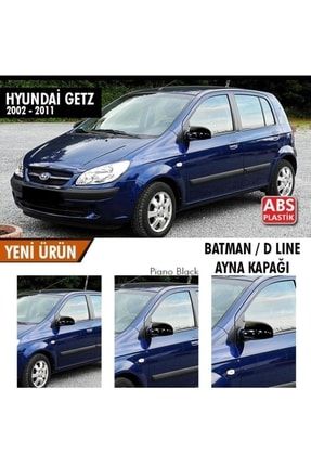 Hyundai Getz (2002-2011) Batman Yarasa Ayna Kapağı Parlak Siyah Uyumlu 200120232267