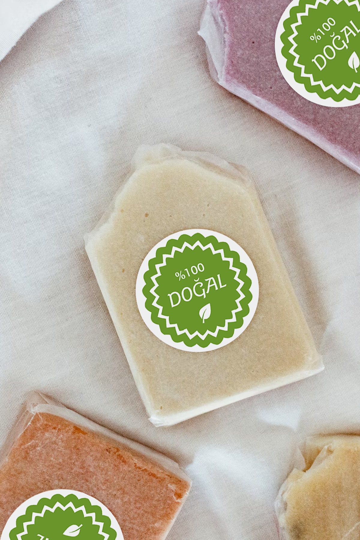 Özer Store %100 Doğal Yazılı Yuvarlak Yapışkanlı Ürün Ambalaj, Paket ...