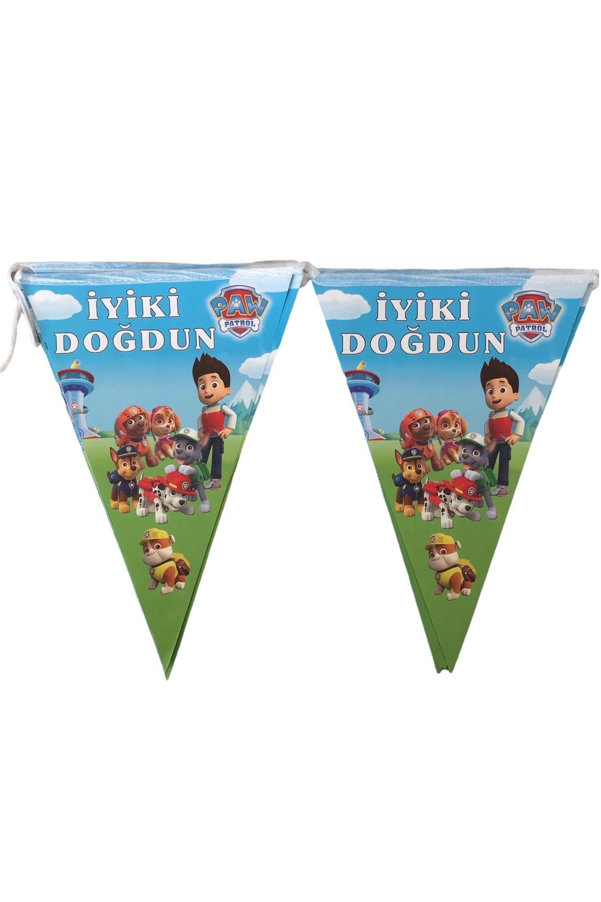Happyland Paw Patrol Iyiki Doğdun Yazılı Flama