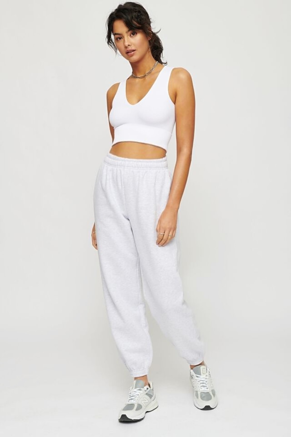 WAHSHE Gizli Destekli Seamless Fitilli Crop Top görsel 2