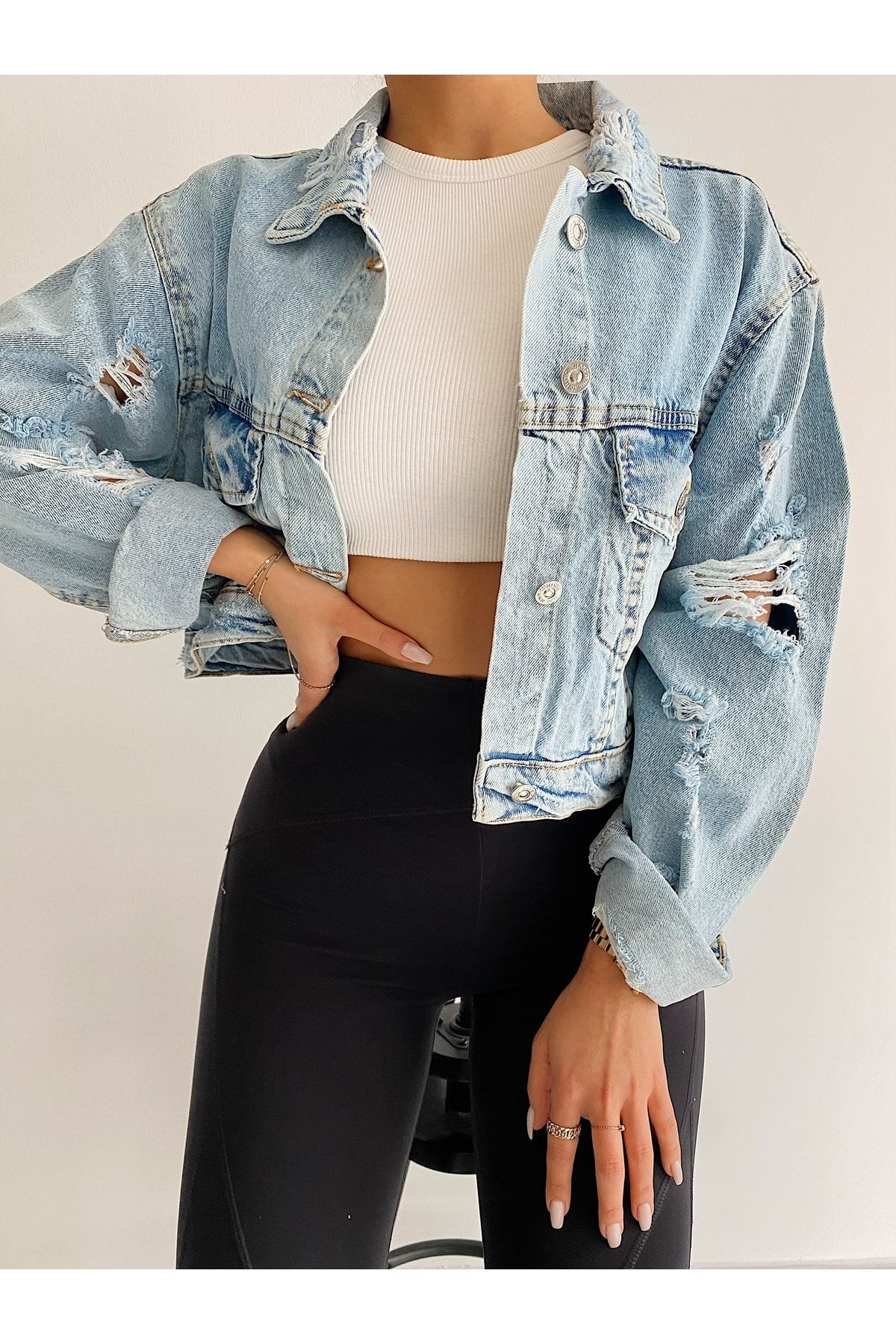 Crop Kot Ceket