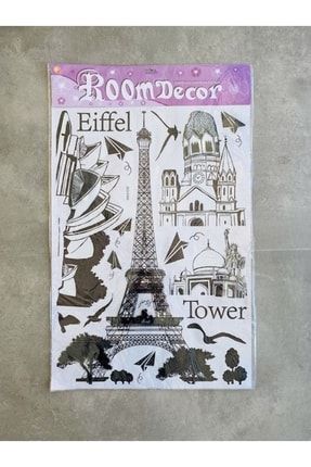 3d Duvar Stiker Tower Eiffel 8680931090299HSM009