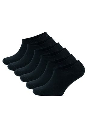 Unisex Pamuklu Görünmez Sneakers Çorap 6 Adet 35754544654