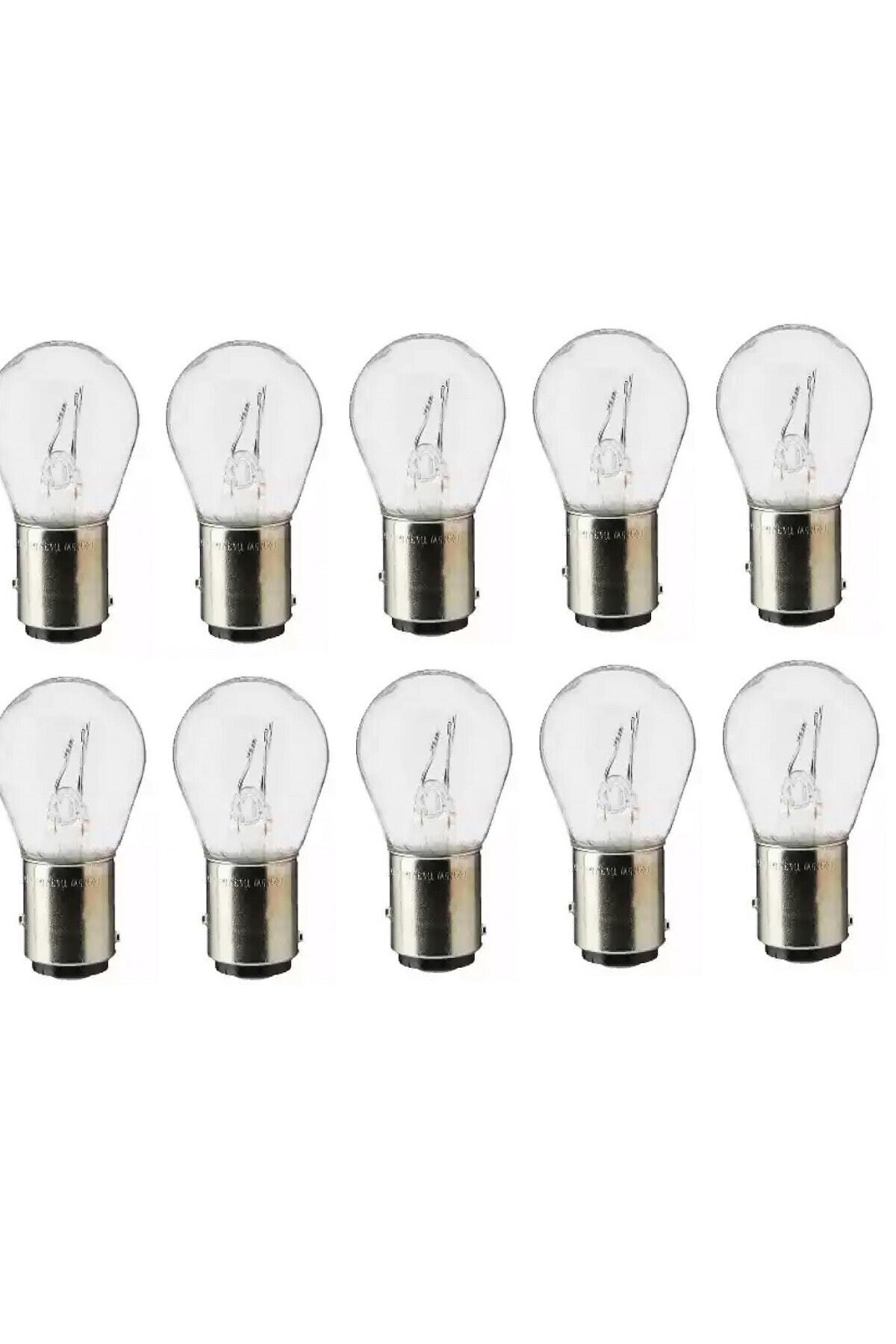 İncirOTO 1016 12v 21/5w Çift Duy Şaşı Tırnak Park-fren Ampulü