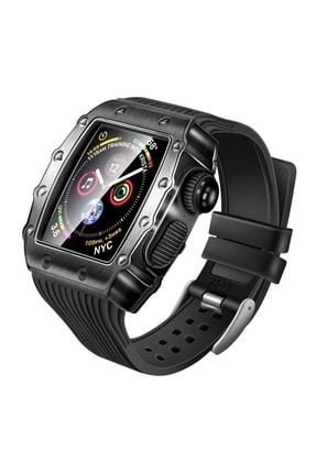 Apple Watch Uyumlu 44 Mm Safiano Loop Kasa Ve Kordon SFNI02