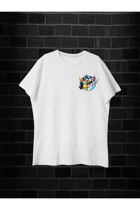 Unısex Looney Tunes Baskılı Regular %100 Pamuklu T-shirt MD-0012-BT