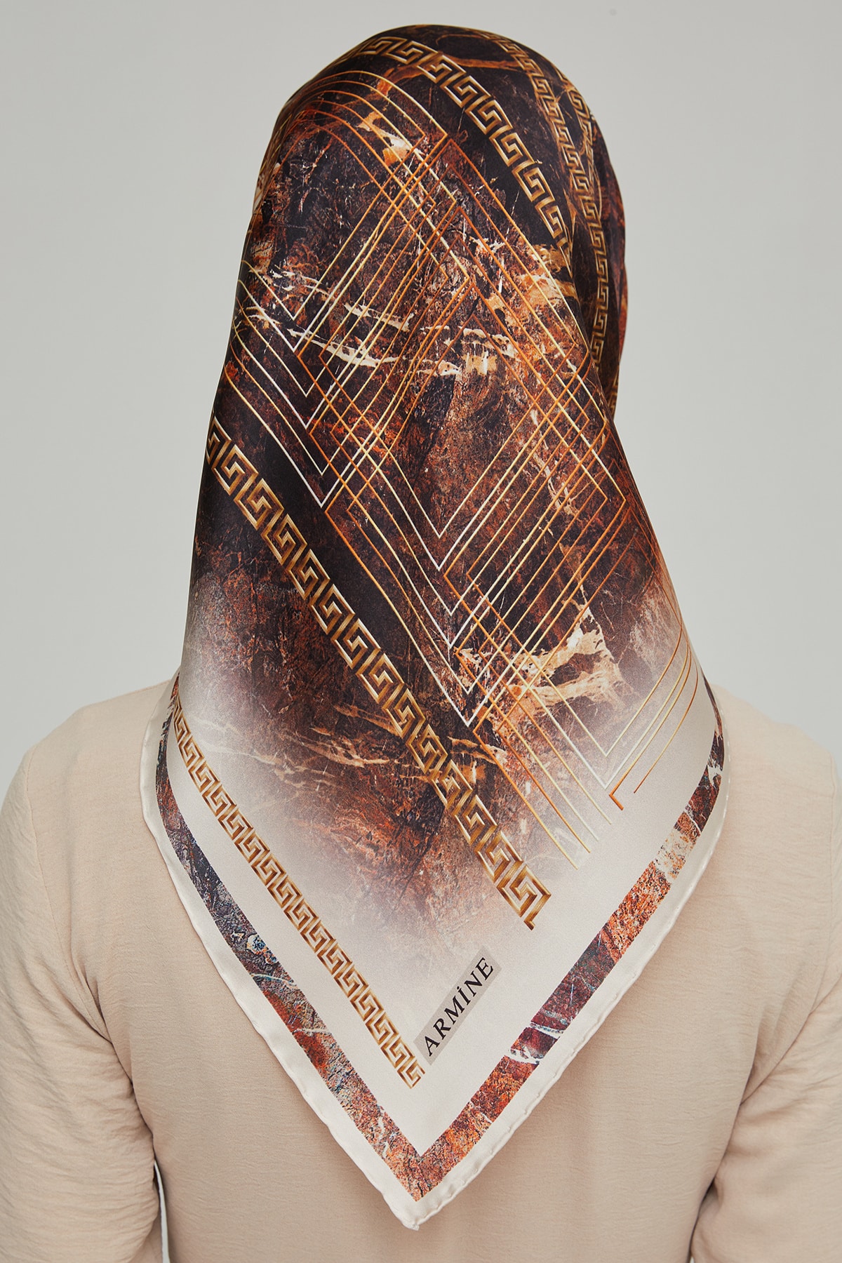 روسری زنانه آرمینه | E21KA8615D03 Armine - Image 4