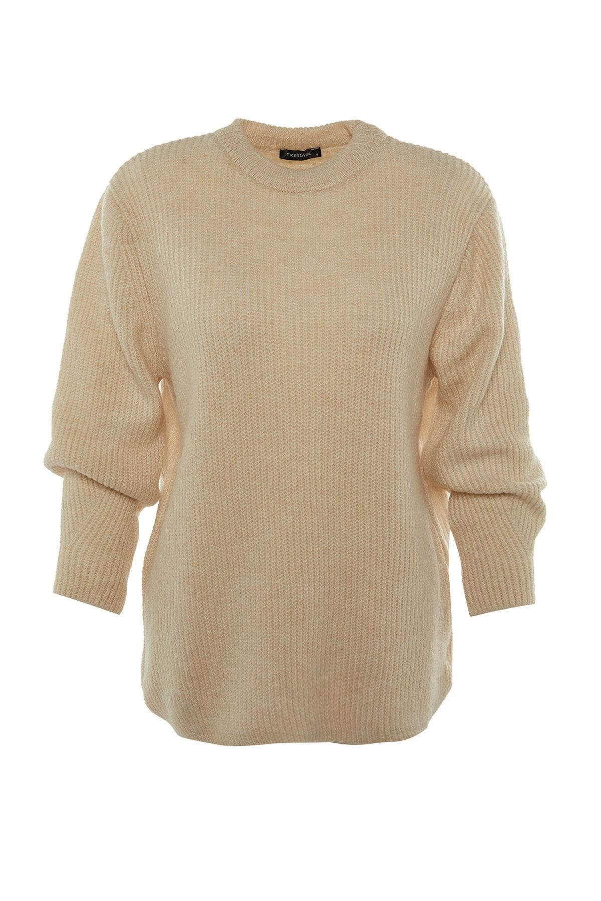 Trendyol Collection-Основен плетен пуловер с широка кройка и мека текстура - двойка Twoaw20Fv0142 7