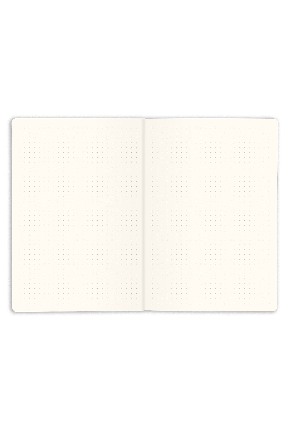 Matt Notebook-14x20 Hard Cover Notebook Dotted Cardinal 5