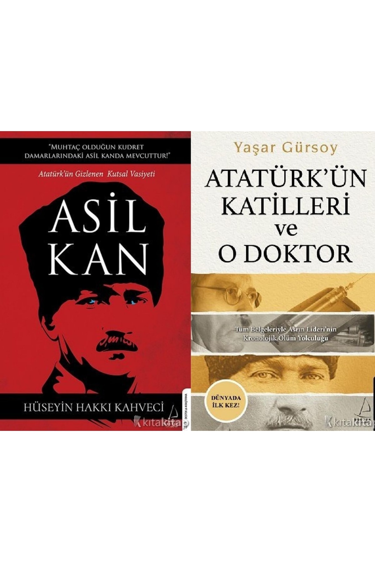 Heretik Yayıncılık Atatürk’ün Katilleri Ve O Doktor - Asil Kan - Hüseyin Hakkı Kahveci - Yaşar Gürsoy - 2 Kitap Set