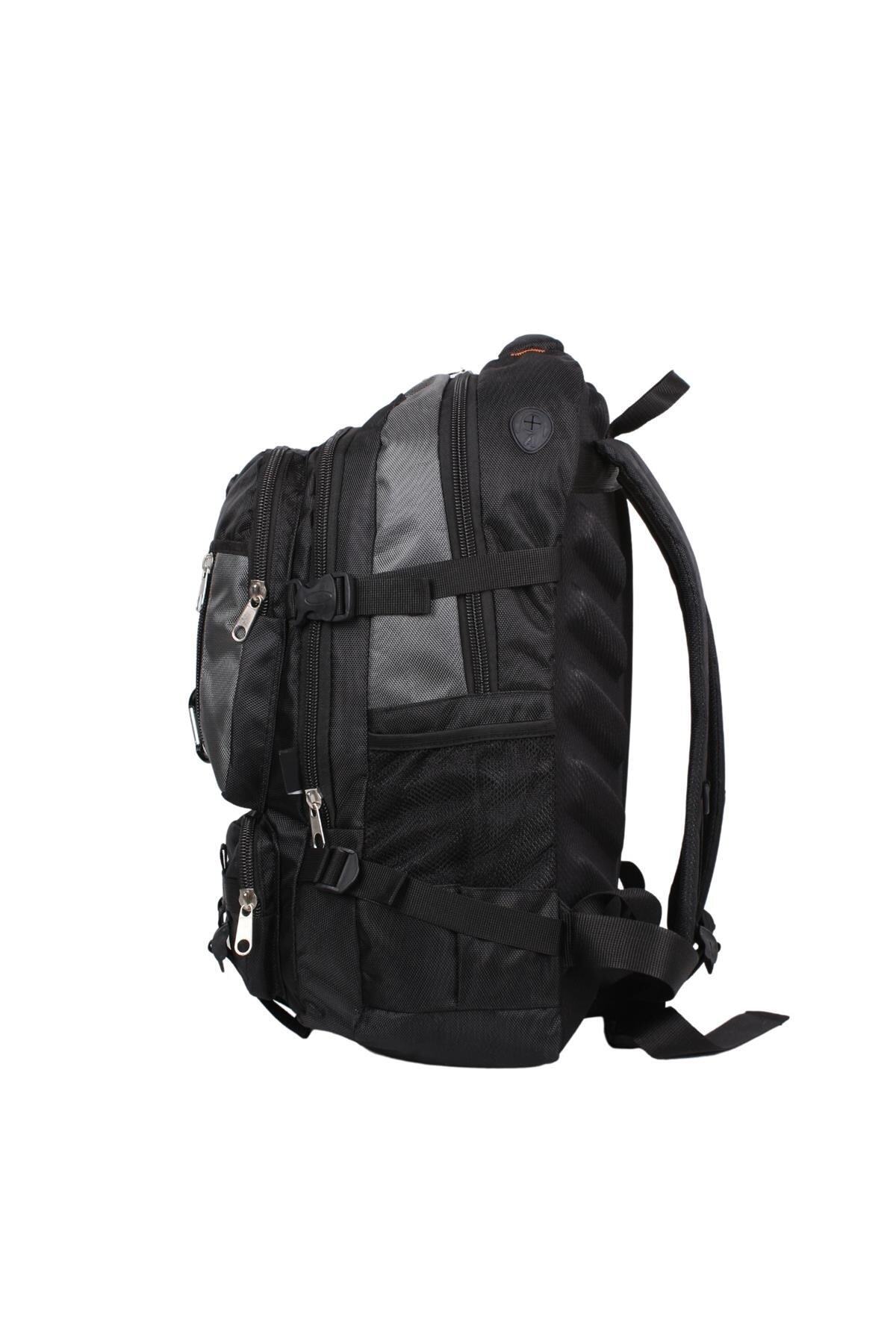 کوله پشتی زنانه مشکی Bagacar | BGIZDAG اورجینال - تصویر 5