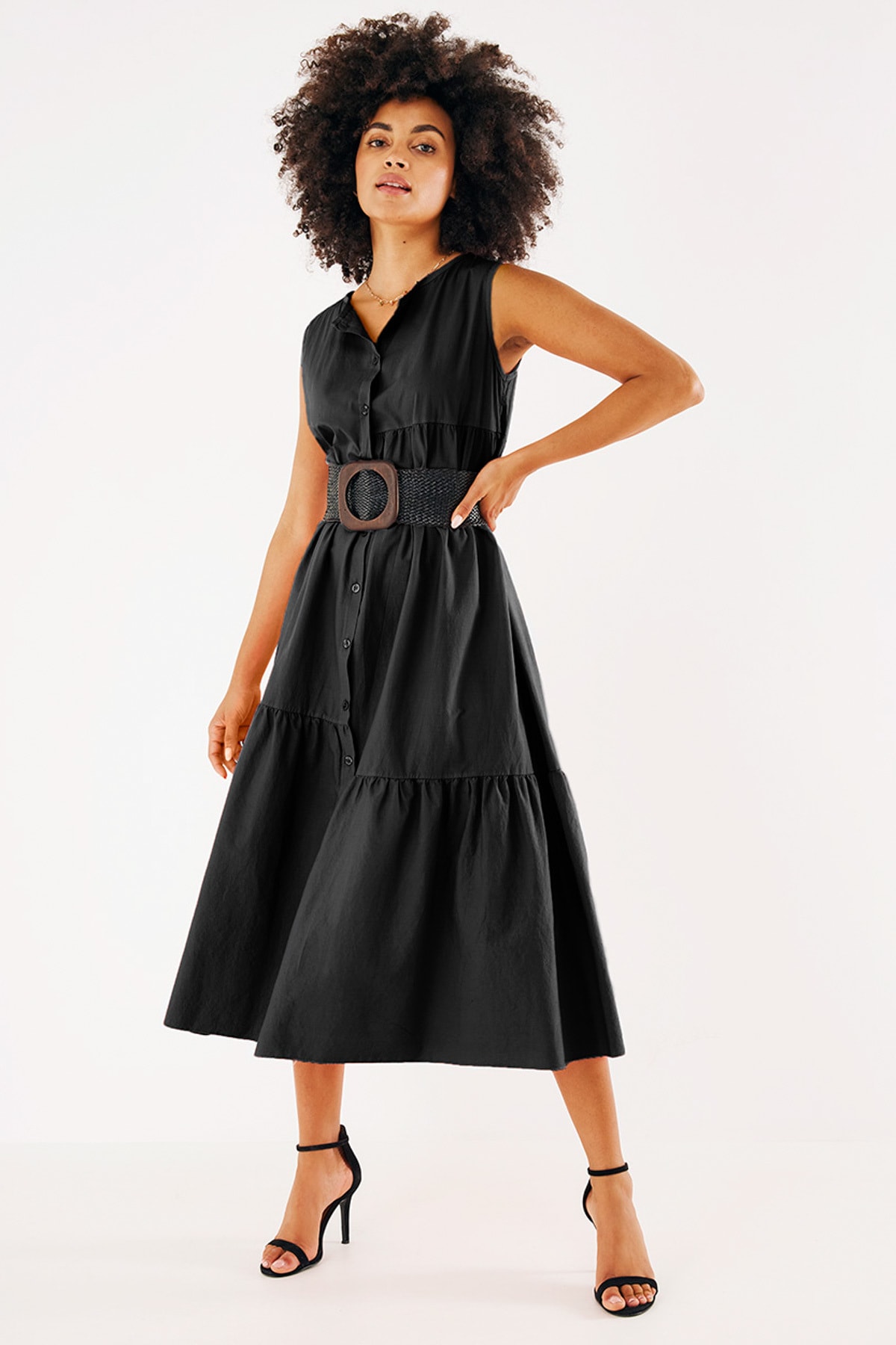 MEXX Kleid Schwarz Smock-Kleid Fast ausverkauft