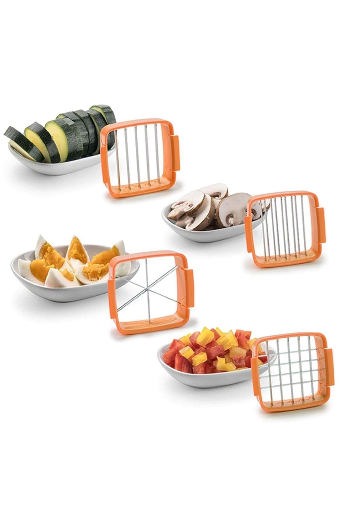 Buffer-5 In 1 Practical Fast Fruit and Vegetable Chopper - Large Chamber Grater 2