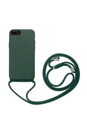 Apple Iphone 7 Plus Uyumlu Kılıf Halkalı Ipli Boyun Çanta Askılı Kadife,yumuşak,pürüzsüz Case CS-RPSRS15111