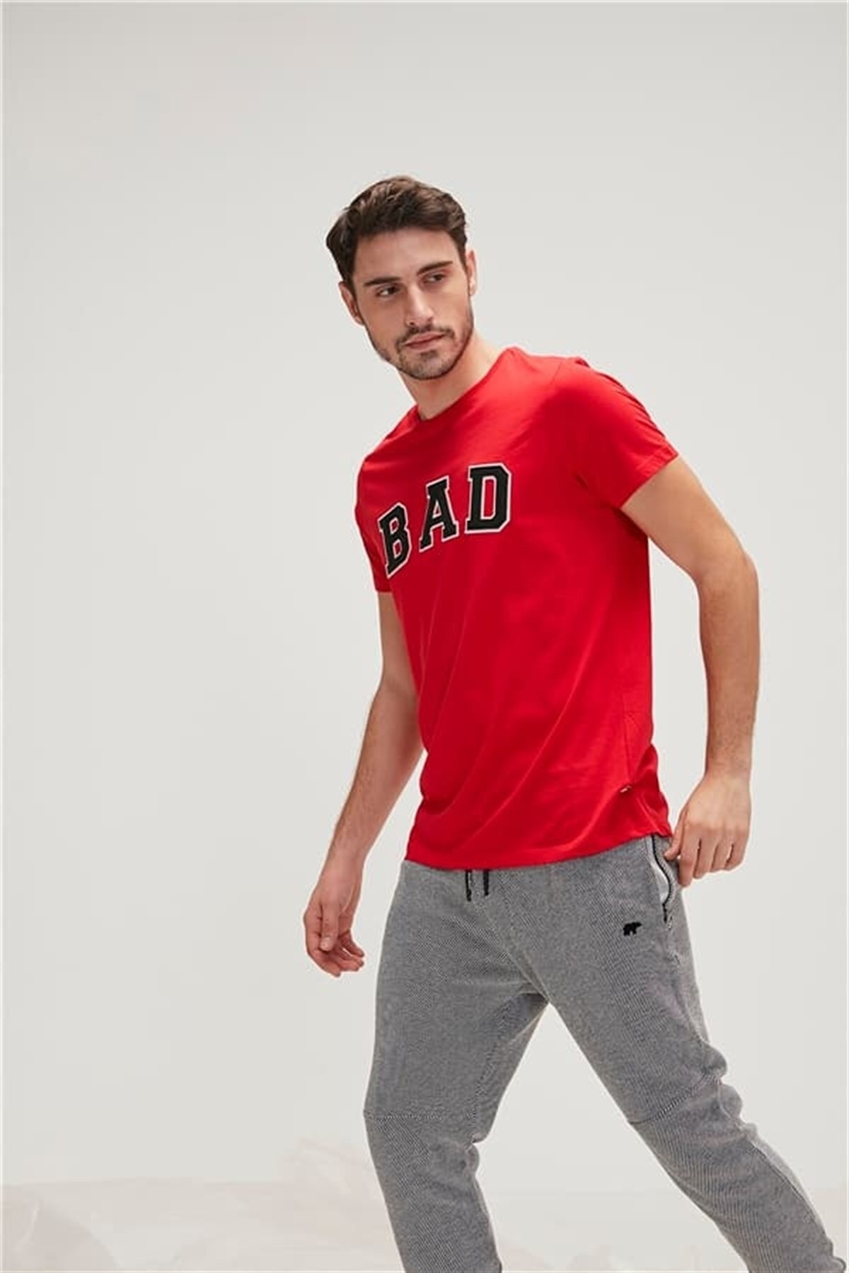 Bad Bear Erkek Bad Convex T- Shirt - Kırmızı