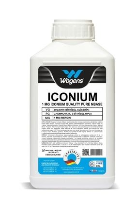 1 lt Iconium Saf Gliserin Propilen Glikol Vg Pg Base Nbase 1 mg WNB0122
