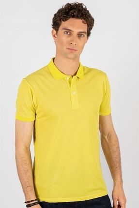 Slim Fit Melanj Düz Polo Yaka T-shirt TS220002-NY
