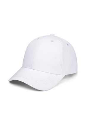 Düz Beyaz Şapka ens3