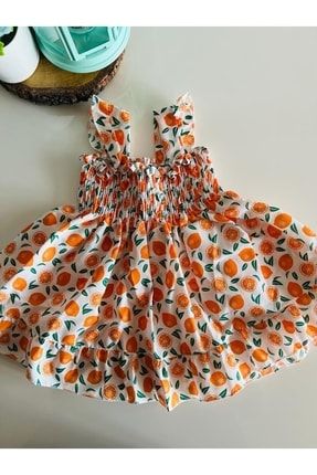 Portakallı Bebek Elbisesi PORTAKALLI TAKIM