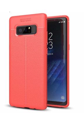 Samsung Galaxy Note 8 Uyumlu Kılıf Esnek Pu-deri Leather-pu Series Protected Case CS-LTHRPU1466