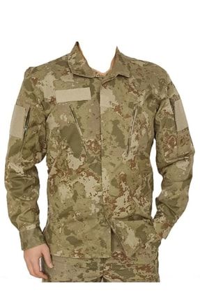 Kara Kuvvetleri Kamuflaj Renk Uzun Kollu Gomlek Long Sleeve Camouflage 8055A