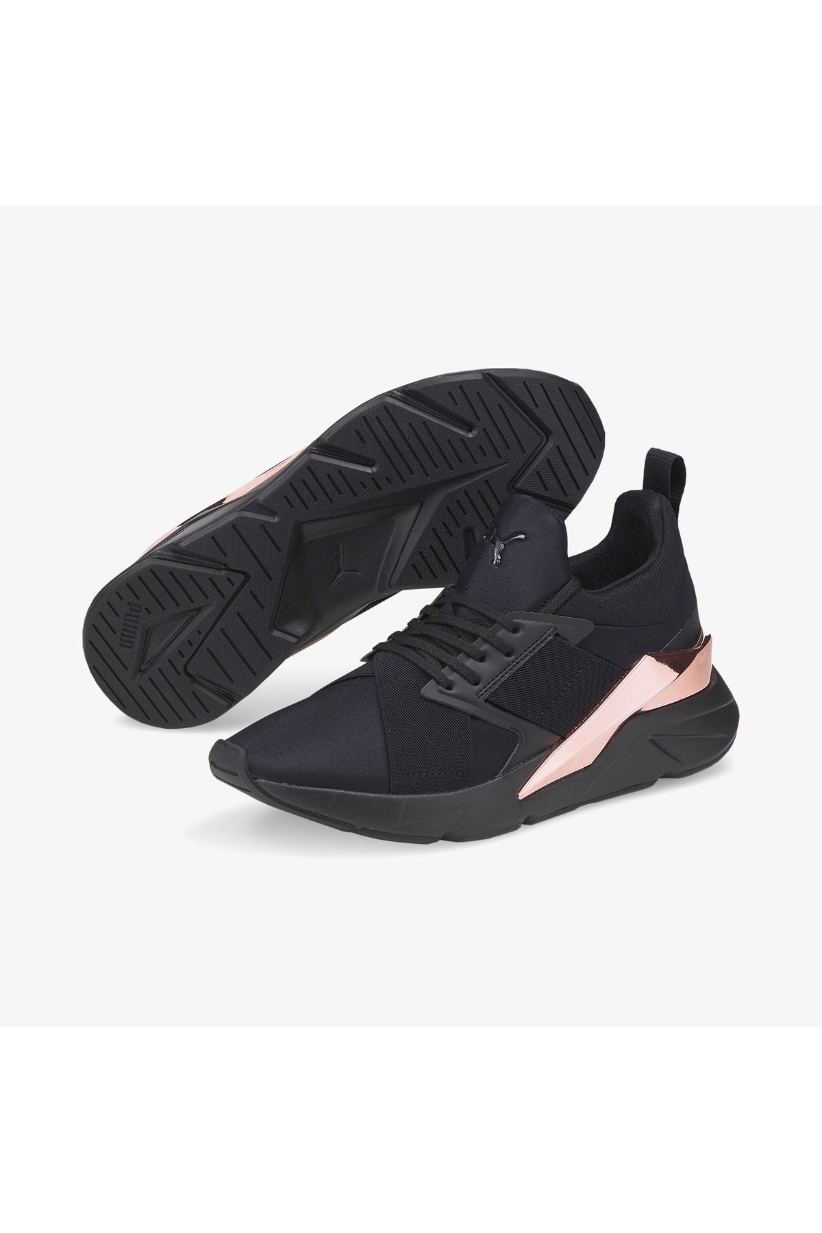 Puma Muse X5 Metal Wns Women s Black Casual Sneakers 383954 01 Trendyol
