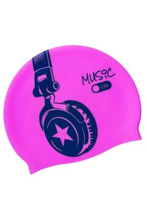 Silicone Cap Musıc, One Size, Pink M0550 08 0 11W