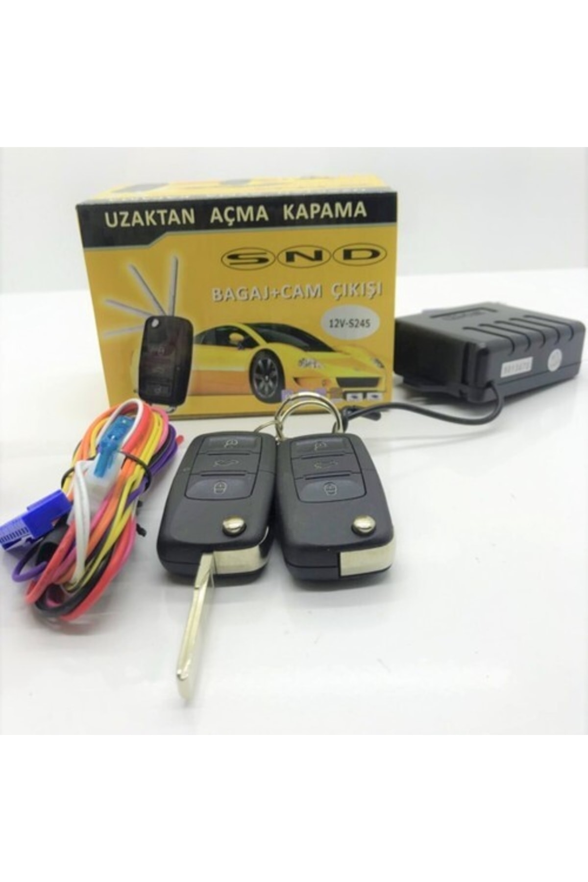 SND 12v Sustalı Uzaktan Açma Kapama Alarm Seti