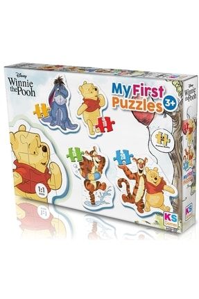 Baby Puzzle Winnie The Pooh My First Puzzle 4 In 1 Çerçevesiz FRTv6368
