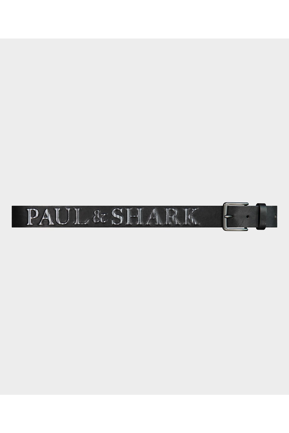 کمربند نود مردانه چرمی اورجینال Paul Shark Paul&Shark
