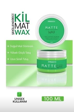 Professional Saç Şekillendirici Wax Matte 100ml Elsevkozmetik