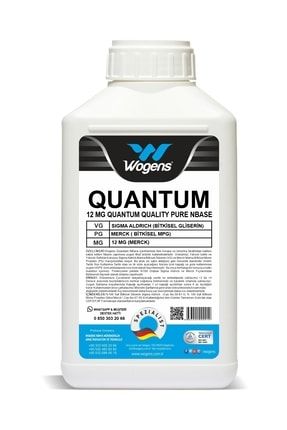 500 ml Quantum Saf Gliserin Propilen Glikol Vg Pg Base Nbase 12 Mg nbase-010