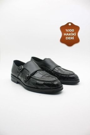Pedro Siyah Croco Deri Classics PEDRO-0001
