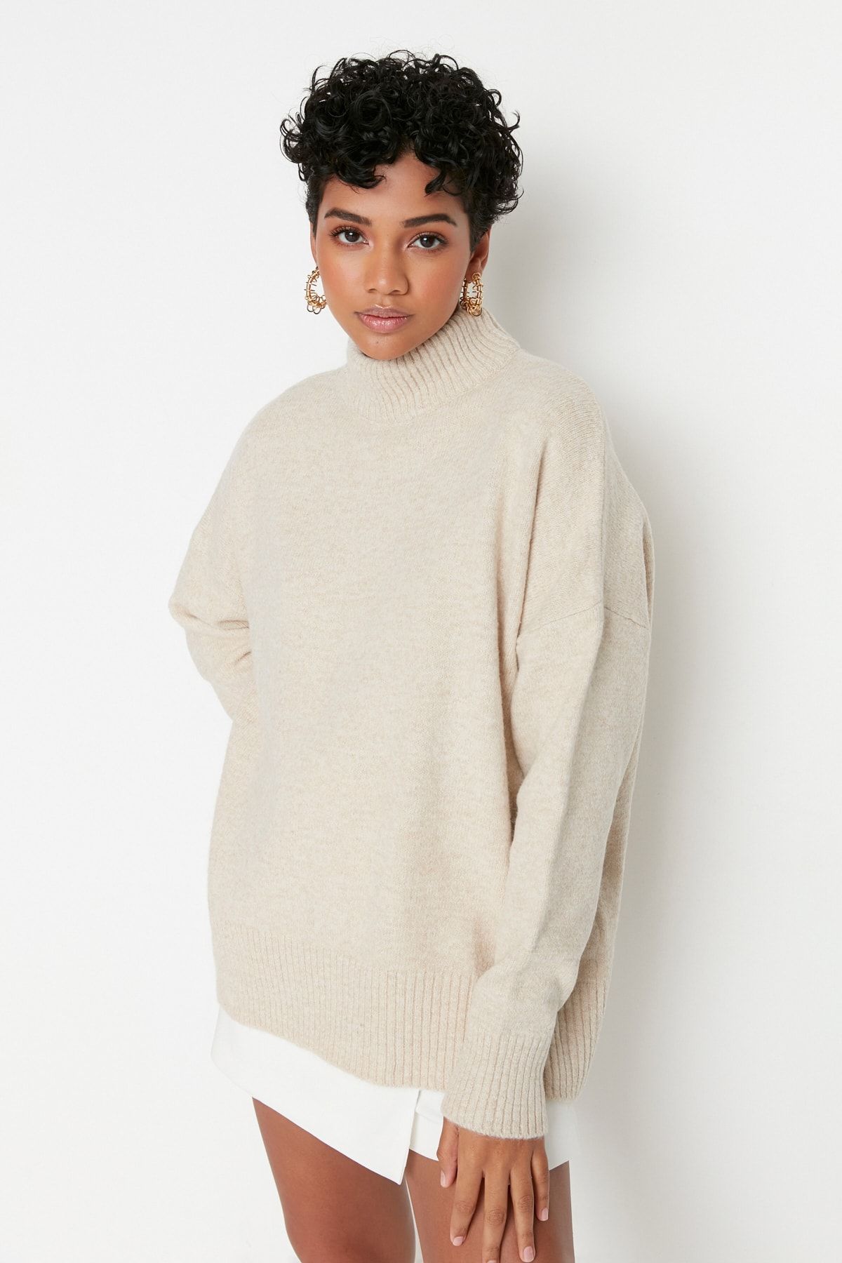 Trendyol Collection-Weich strukturierter Strickpullover mit breiter Passform – TWOAW23KZ00469 3