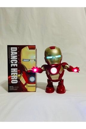 Dans Eden Sesli Işıklı Iron Man Robot MKTYSIMR12345